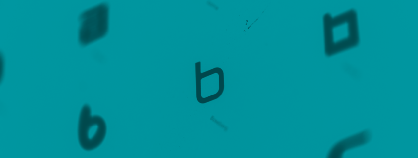 Foto af bogstaverne a, b og c