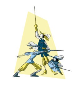 De tre retoriske musketerer, etos, logos og patos